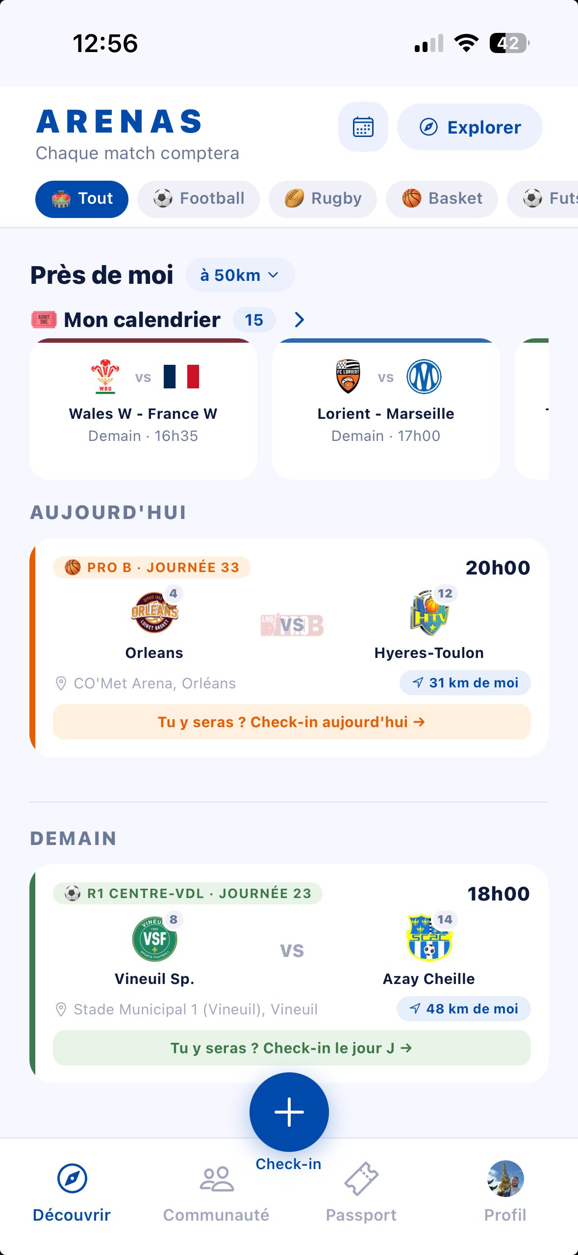 ARENAS — Écran Découvrir